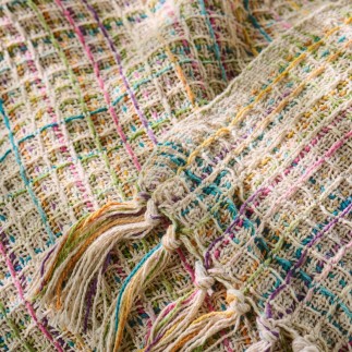 Plaid coton tons doux pastel IB Laursen