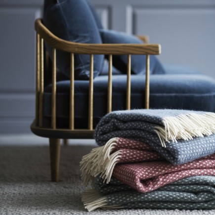 plaid chic gris anthracite laine agneau klippan knut