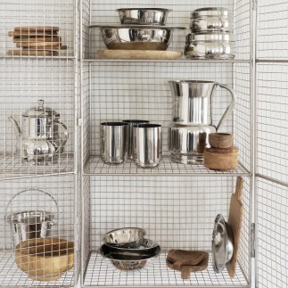 Theiere vintage acier inoxydable Madam Stoltz