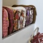Trousse de toilette tissu imprime carreaux Madam Stoltz