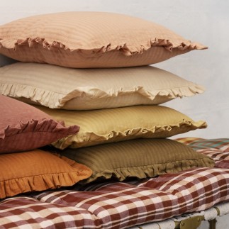 Matelas imprime carreaux multicolores coton Madam Stoltz
