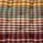 Matelas imprime carreaux multicolores coton Madam Stoltz