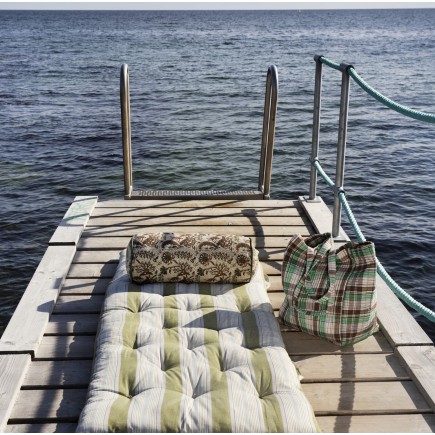 Matelas de sol coton rayures Madam Stoltz