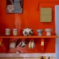 Tasses a cafe ceramique multicolores hk living deco set de 4