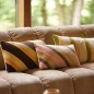 coussin de canape chic rayures jaune noir hk living striped