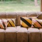 coussin de canape chic rayures jaune noir hk living striped