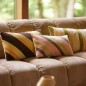 coussin de canape chic raye rose jaune moutarde hk living sunkissed