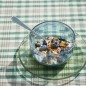 petite assiette verre bulle mauve rose madam stoltz