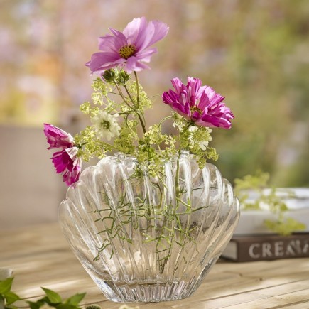 Vase verre design coquillage IB Laursen