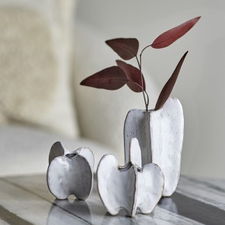 Petits vases grès Bloomingville Jayce set de 3