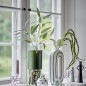 vase design ceramique blanc bleu rayures bloomingville mae