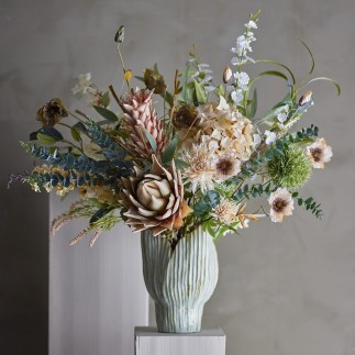 Vase gres sculptural Bloomingville Mahira