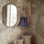 Miroir ovale bambou naturel artisanal Madam Stoltz