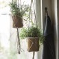 Makramee-Pflanzenhalter aus Naturjute von IB Laursen