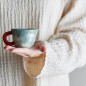Petite tasse gres peint nuages Bloomingville NINI
