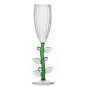 Flute a champagne fleurs Ichendorf Milano Botanica pink flower