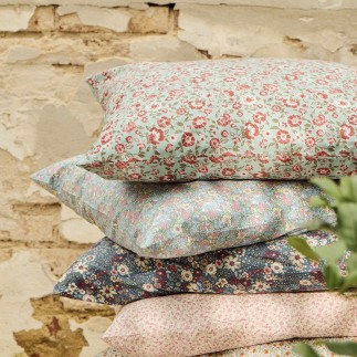 Grande housse de coussin floral coton IB Laursen