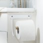 porte papier wc mural style campagne metal blanc bois ib laursen