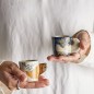 set de 2 tasses a espresso gres peint oiseaux bloomingville hezha