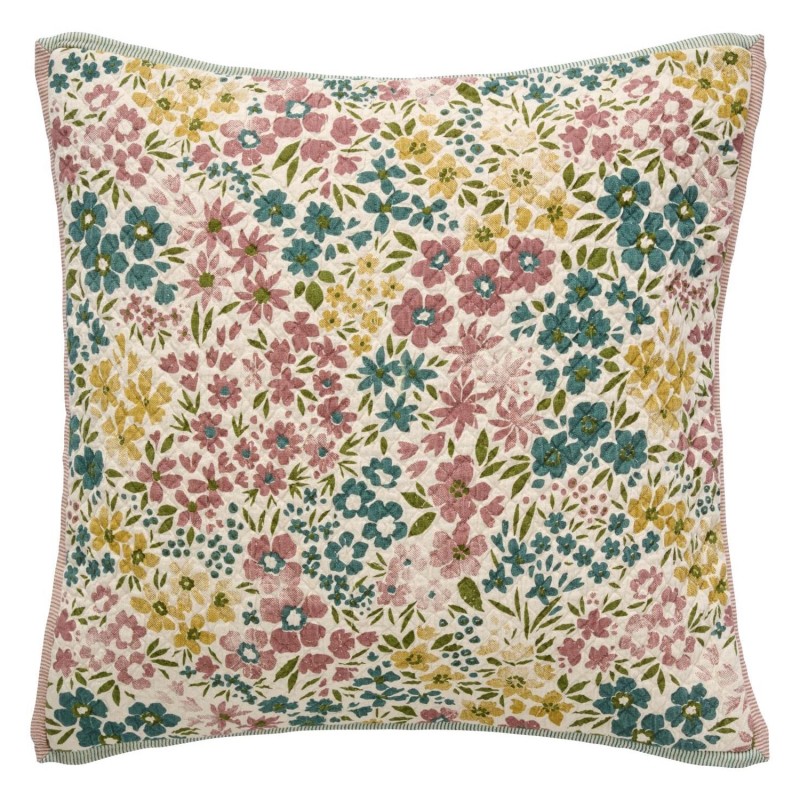 Housse de coussin imprime floral matelasse IB Laursen