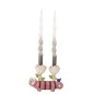 Bougeoir ceramique sculpture chat fleurs Bloomingville Missy
