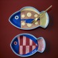 Assiettes poissons grès Bloomingville WILLY set de 2 Assiettes poissons grès Bloomingville WILLY set de 2