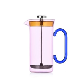 Cafetiere a piston manuelle verre borosilicate couleur design Ichendorf Milano Clarinette
