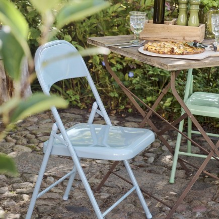 Chaise pliante métal couleur IB Laursen
