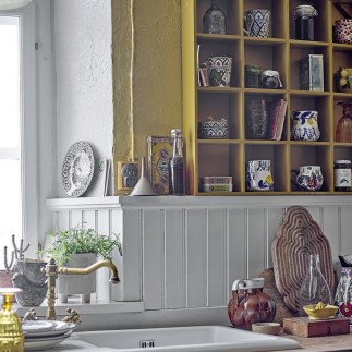 Grand mug gres peint citrons Bloomingville Maxima