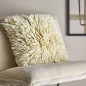 Coussin laine poile long tufte Bloomingville Star
