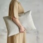 Coussin de salon chic coton graphique Bloomingville Chun