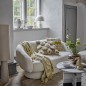 Grand coussin laine tufte fleurs Bloomingville SOMMA