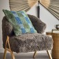 Coussin tufte motif carreaux Bloomingville Pil