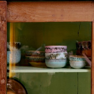 Bols gres style vintage multicolores HK living renaissance