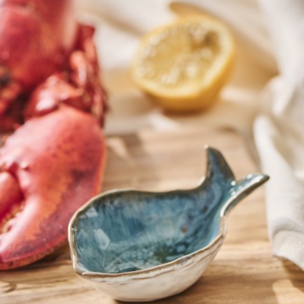 Petit bol forme de poisson grès IB Laursen