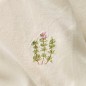 Serviette de table broderie petite fleur coton IB Laursen FLORA