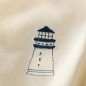 Serviette de table broderie phare IB Laursen ATLANTIS