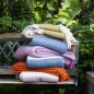 plaid rose laine agneau klippan gotland