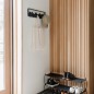 Umbra Skyline Wall-Mounted Hook System, Black