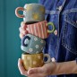 Petite tasse grès soleils Bloomingville NINI Petite tasse grès soleils Bloomingville NINI