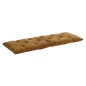 Matelas de banc raye coton marron Madam Stoltz