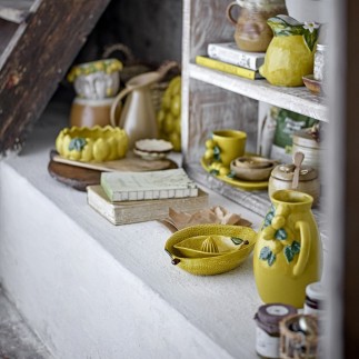 carafe gres jaune citrons bloomingiville limone