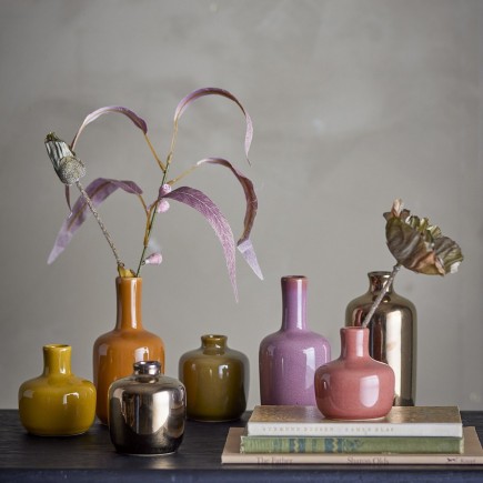 Petits vases gres multicolores Bloomingville Maien set de 7