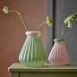 Vase verre côtelé Bloomingville JUDITH