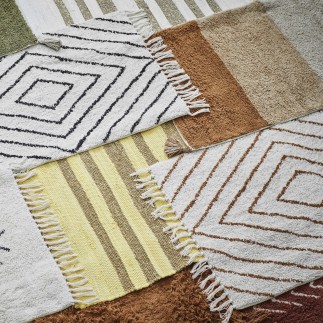 petit tapis blanc marron tufte moelleux madam stoltz