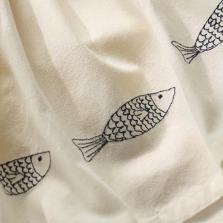 Torchon de cuisine brode poissons IB Laursen ATLANTIS
