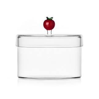 Boite en verre sculpture tomate Ichendorf Milano Vegetables