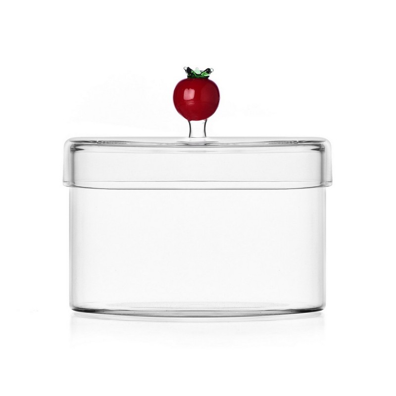 Boite en verre sculpture tomate Ichendorf Milano Vegetables