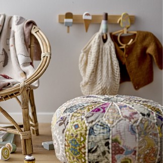 portemanteau mural enfant bois multicolore bloomingville