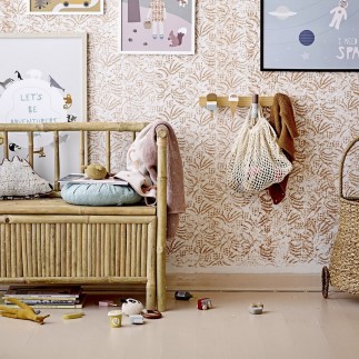 portemanteau mural enfant bois multicolore bloomingville